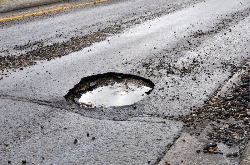 Dirt Road Pothole Repair
