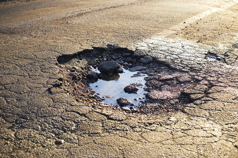 Pothole Size and Depth