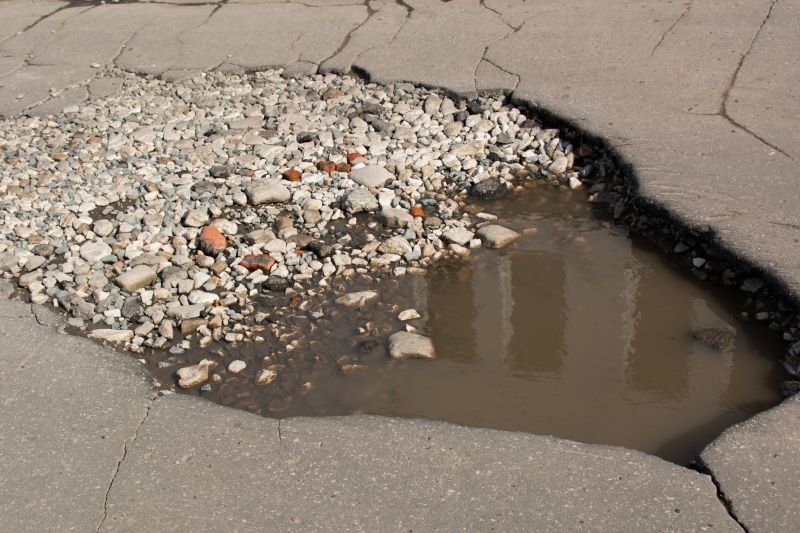 Dirt Road Pothole Repair