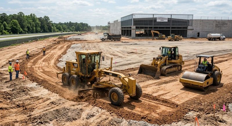 Parking Lot Leveling in Buford, GA