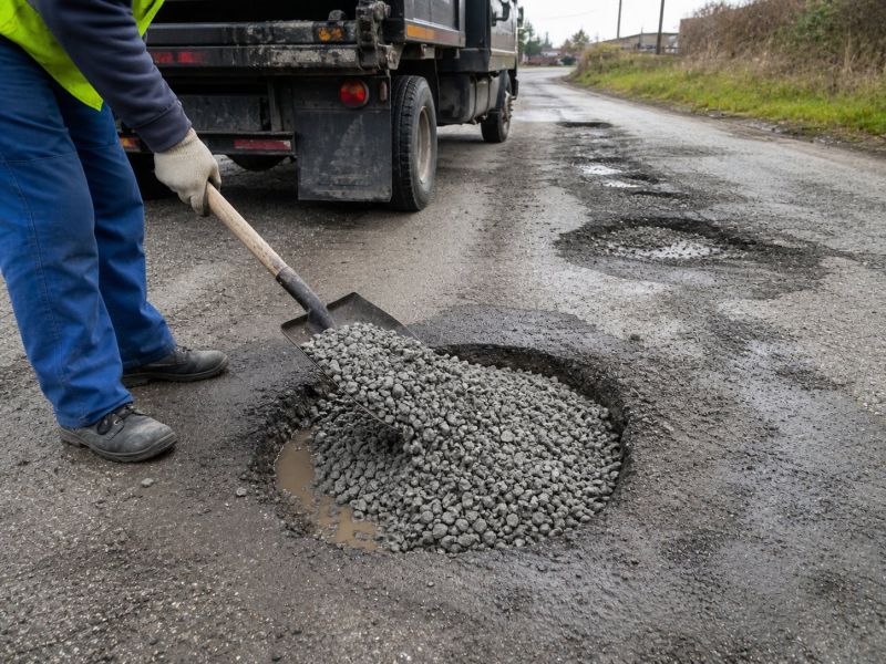 Dirt Road Pothole Repair Service